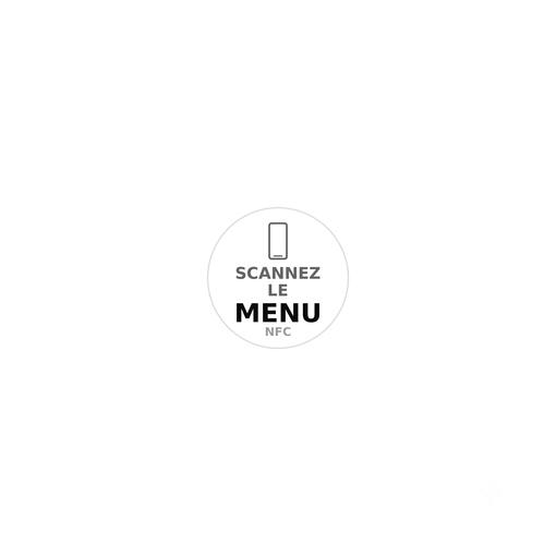 Autocollants à coller dans les menus afin de rendre ces derniers connectés. Plus de rade de menus et ces derniers sont toujours à jour ! Création des menus digitaux inclue.